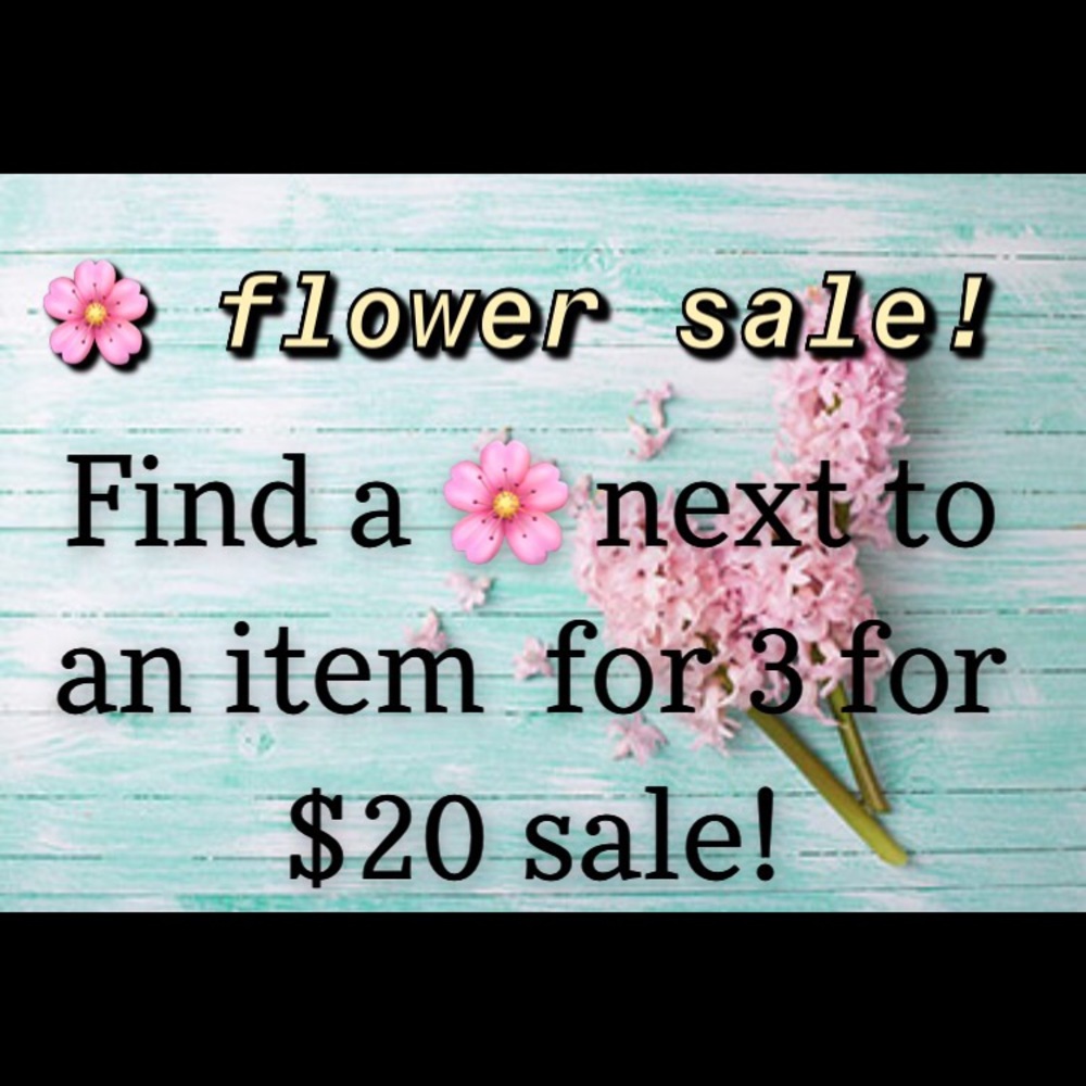 🌸🌸🌸🌸 flower sale!